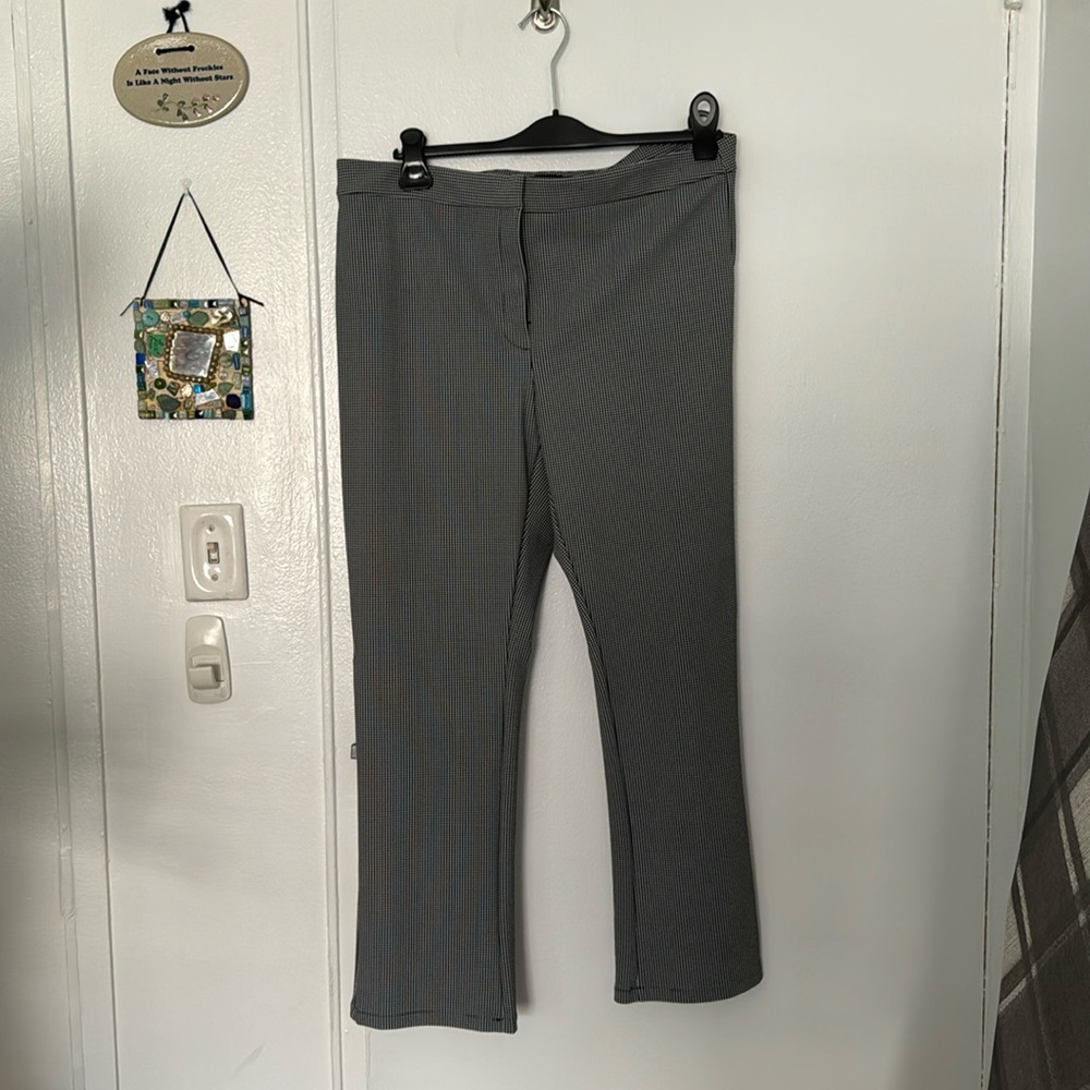 Theory Women’s Houndstooth Slim Kick Pant Size 16, tags on